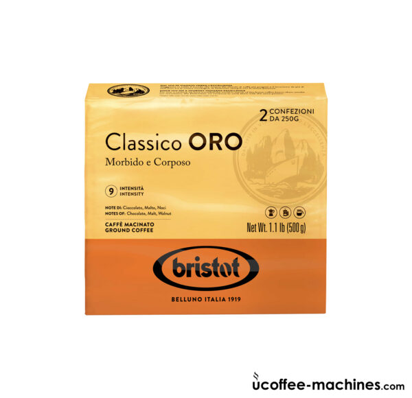 Кофе Молотый кофе Bristot Oro Classico 2х250гр Фото