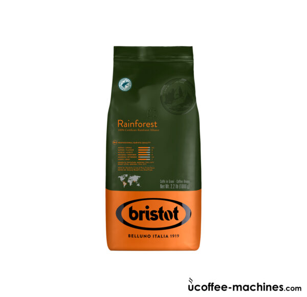 Кофе Кофе зерновой Bristot Rainforest 100% 1кг Фото