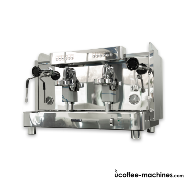 Кофемашины Профессиональная Итальянская кофеварка VBM REPLICA ELECTRONIC 2B 2GR Steel Фото