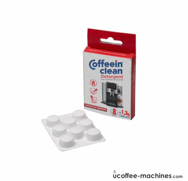 Средства для чистки и ухода Таблетки для удаления кофейных масел Coffeein clean Detergent 1,3 г, 8шт Фото