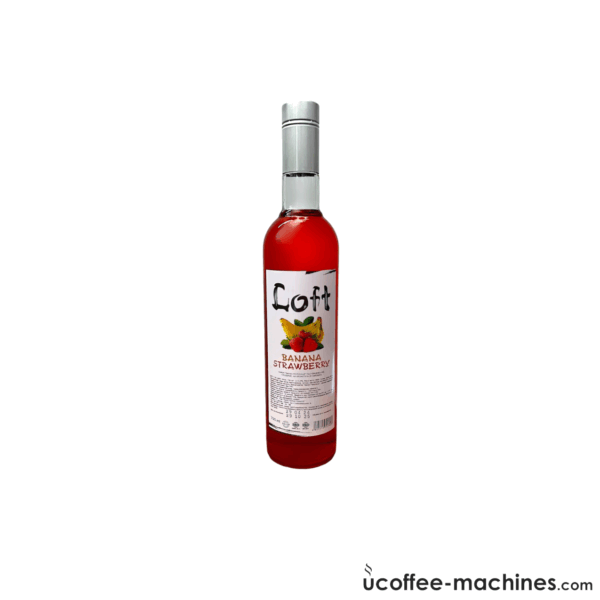 Купить Сиропы для холодных и горячих напитков Банан-Клубника Сироп Loft, 0,7 л Сиропы для холодных и горячих напитков Банан-Клубника Сироп Loft, 0,7 л Фото