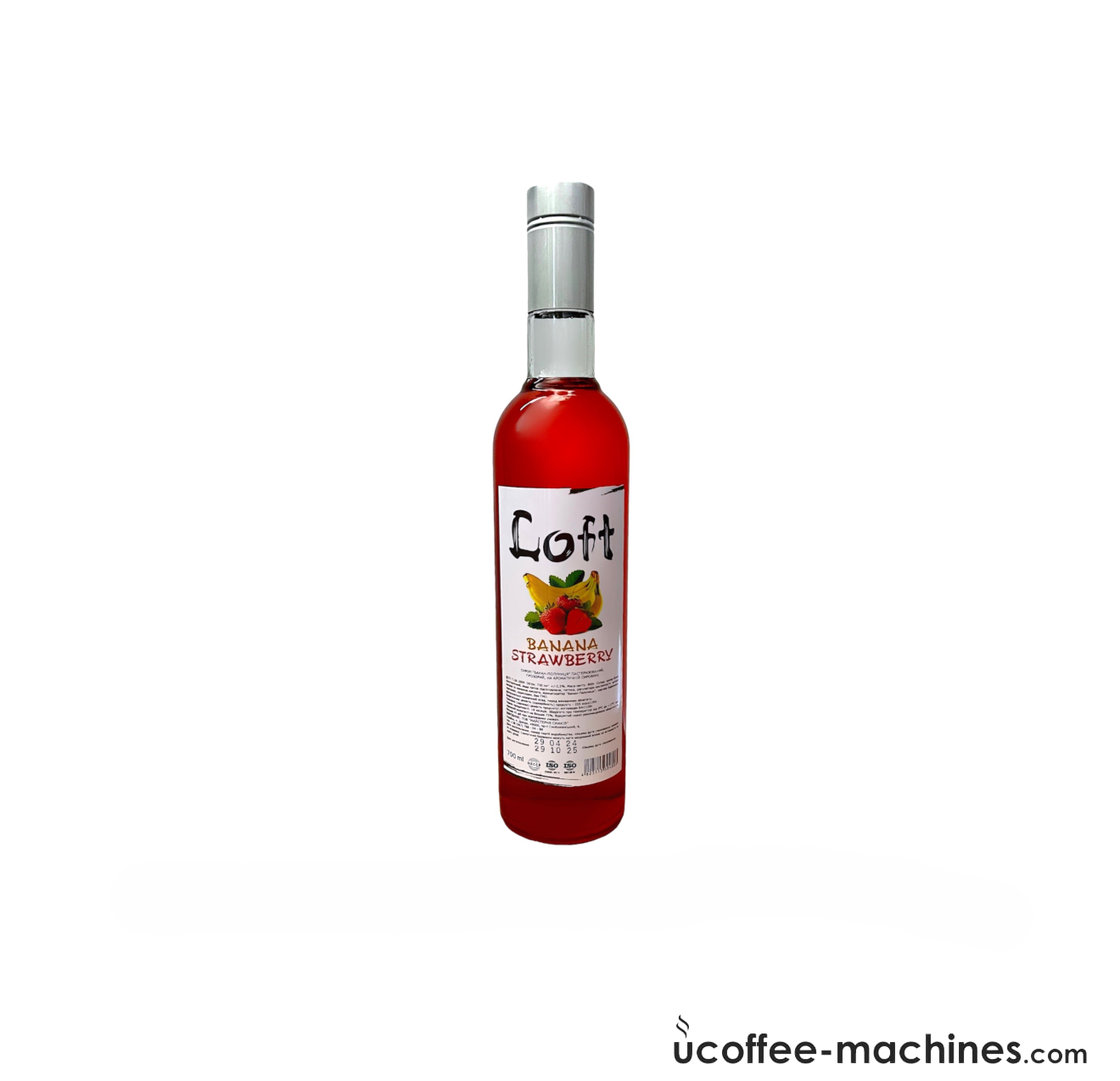Купить Сиропы для холодных и горячих напитков Банан-Клубника Сироп Loft, 0,7 л Сиропы для холодных и горячих напитков Банан-Клубника Сироп Loft, 0,7 л Фото