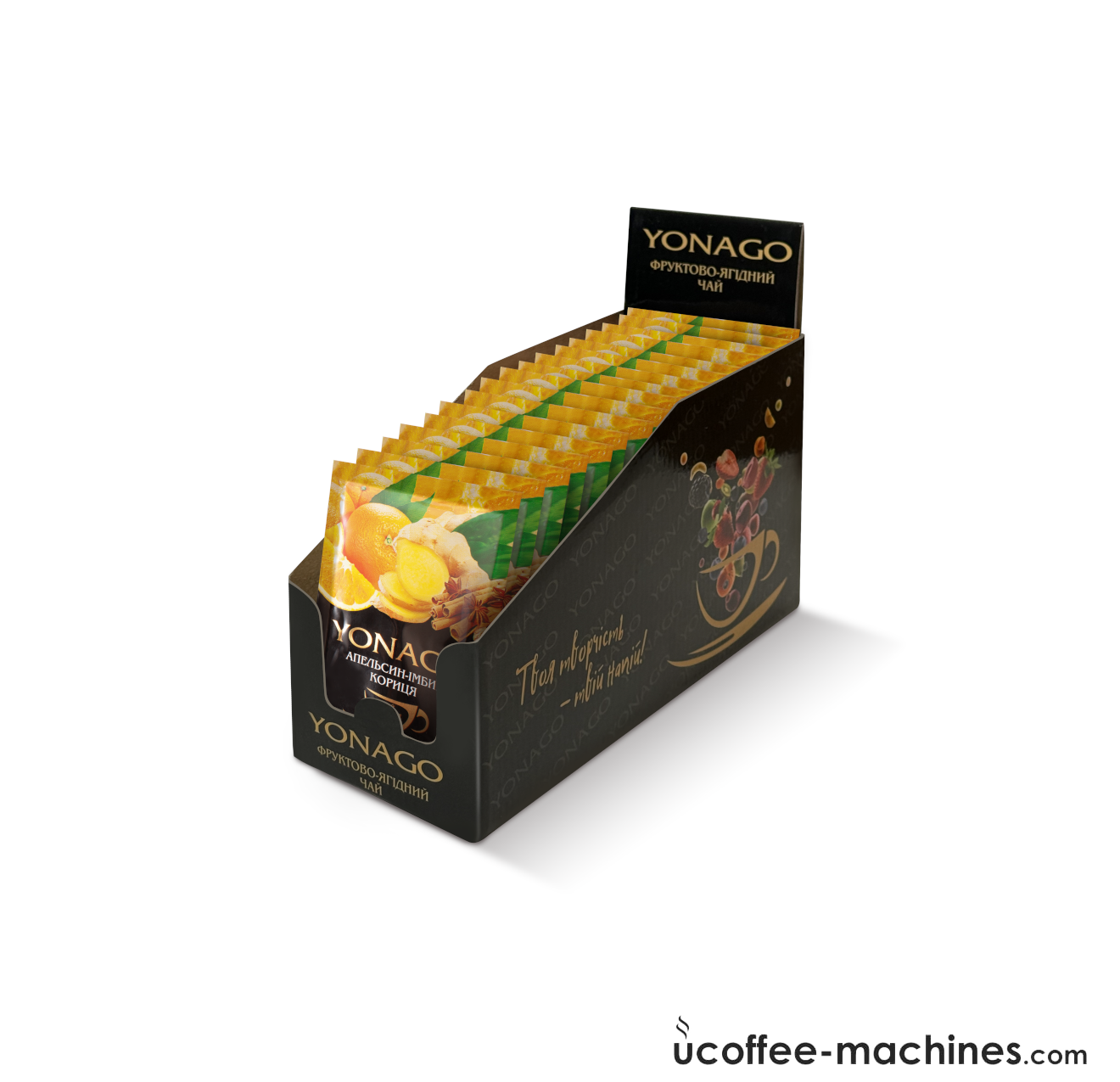 Купити Сиропи для холодних та гарячих напоїв Концентрат напою Чай Апельсин-Імбир-Кориця YONAGO, 50г Сиропи для холодних та гарячих напоїв Концентрат напою Чай Апельсин-Імбир-Кориця YONAGO, 50г Фото