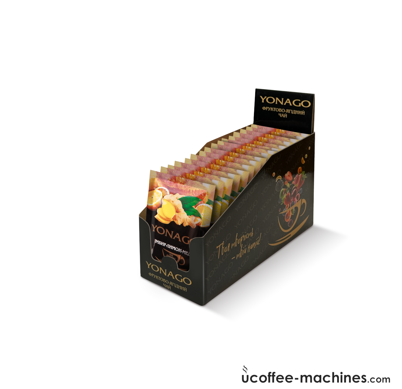 Купити Сиропи для холодних та гарячих напоїв Концентрат напою Чай Імбир-Лимон-Мед YONAGO, 50г Сиропи для холодних та гарячих напоїв Концентрат напою Чай Імбир-Лимон-Мед YONAGO, 50г Фото