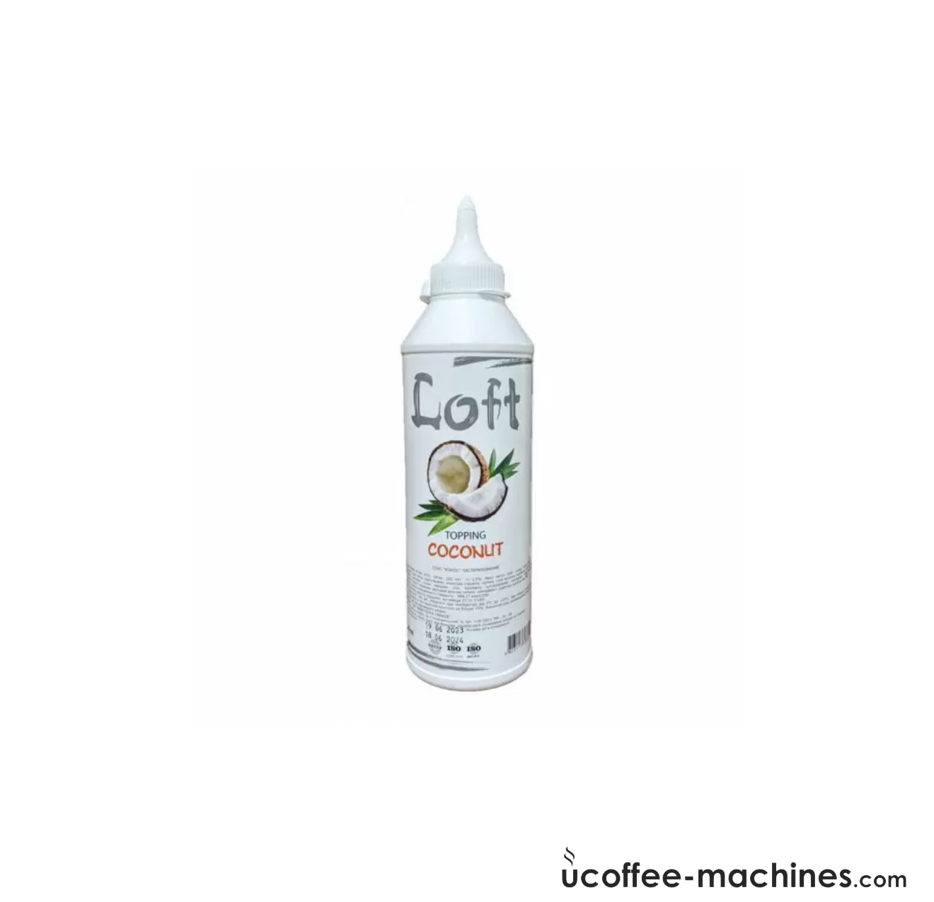 Купить Сиропы для холодных и горячих напитков Топпинг Loft соус "Кокос" 600 г Сиропы для холодных и горячих напитков Топпинг Loft соус "Кокос" 600 г Фото