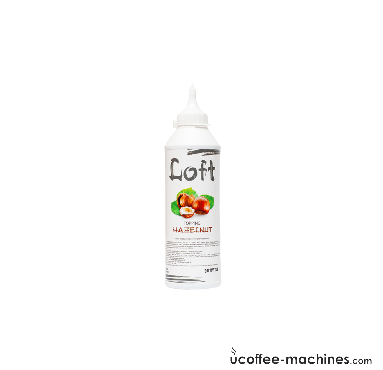 Купить Сиропы для холодных и горячих напитков Топпинг Loft соус "Лесной орех" 600 г Сиропы для холодных и горячих напитков Топпинг Loft соус "Лесной орех" 600 г Фото