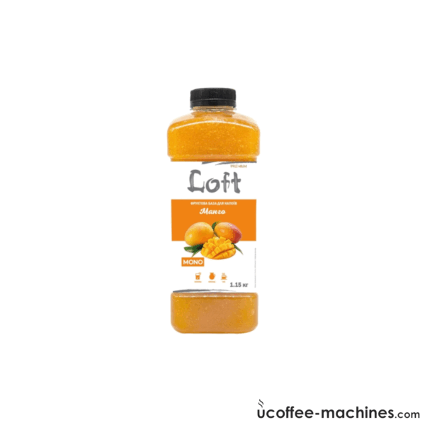 Купити Сиропи для холодних та гарячих напоїв Фруктова база для напоїв Loft Манго, пляшка, 1150г Сиропи для холодних та гарячих напоїв Фруктова база для напоїв Loft Манго, пляшка, 1150г Фото