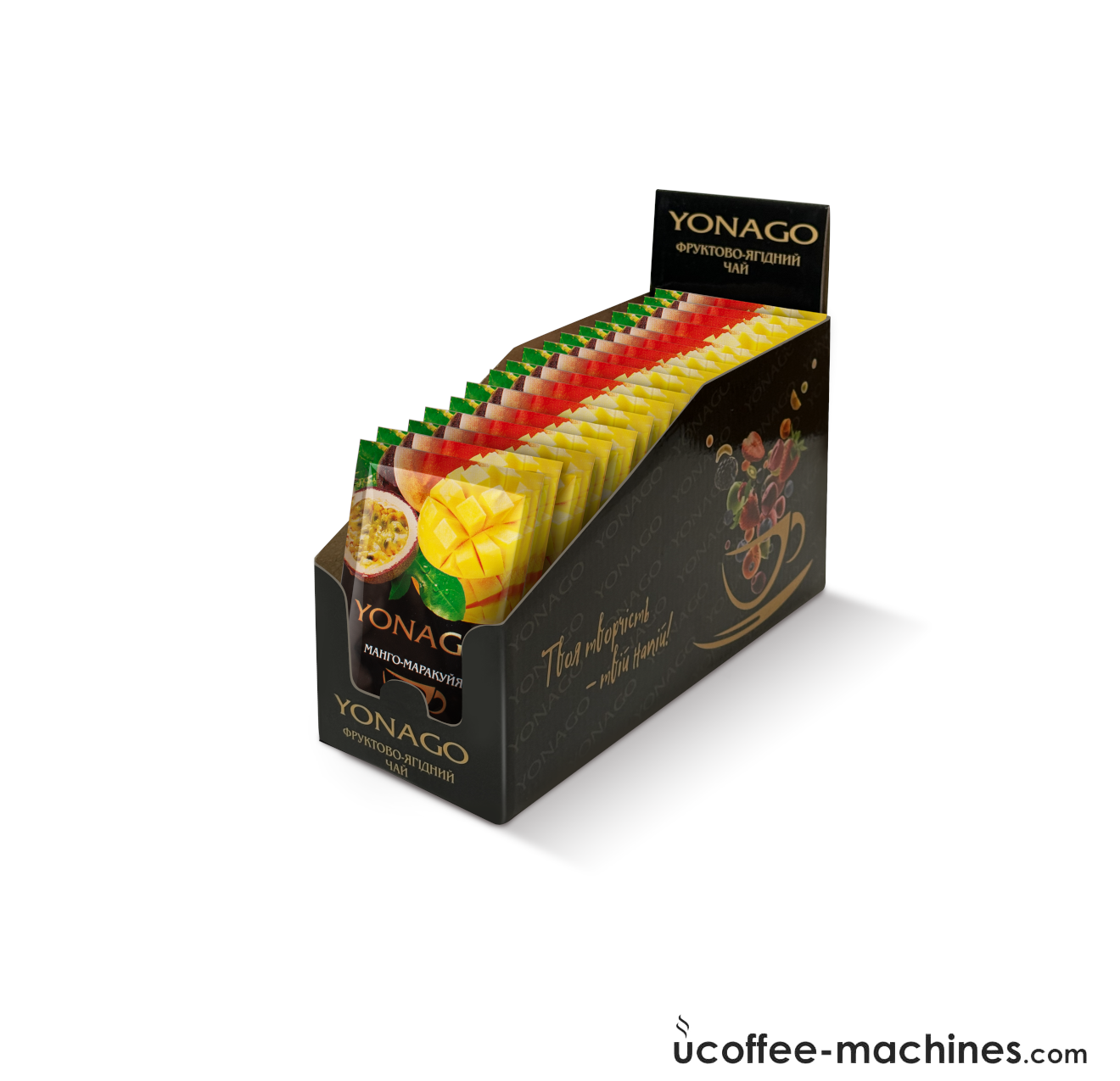 Купити Сиропи для холодних та гарячих напоїв Концентрат напою Чай Манго-Маракуйя YONAGO, 50г Сиропи для холодних та гарячих напоїв Концентрат напою Чай Манго-Маракуйя YONAGO, 50г Фото