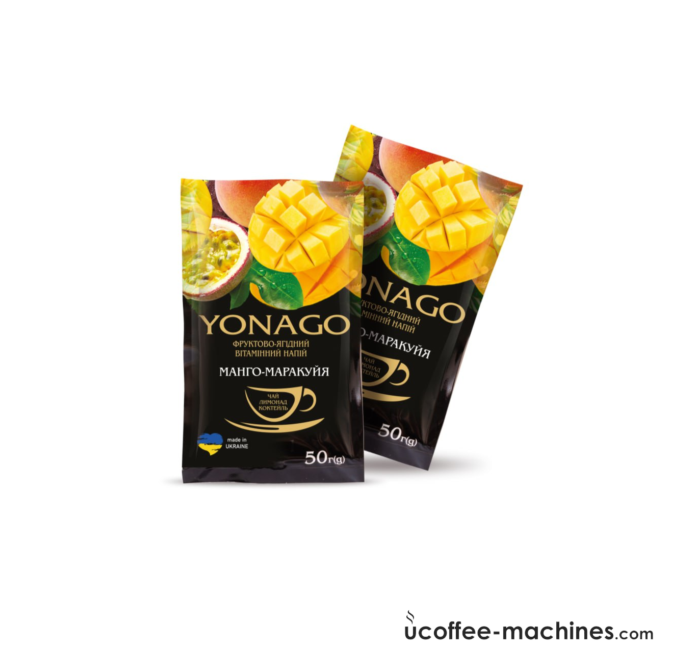 Купити Сиропи для холодних та гарячих напоїв Концентрат напою Чай Манго-Маракуйя YONAGO, 50г Сиропи для холодних та гарячих напоїв Концентрат напою Чай Манго-Маракуйя YONAGO, 50г Фото