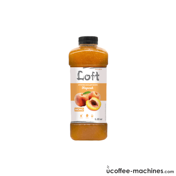 Купити Сиропи для холодних та гарячих напоїв Фруктова база для напоїв Loft Персик, пляшка, 1150г Сиропи для холодних та гарячих напоїв Фруктова база для напоїв Loft Персик, пляшка, 1150г Фото