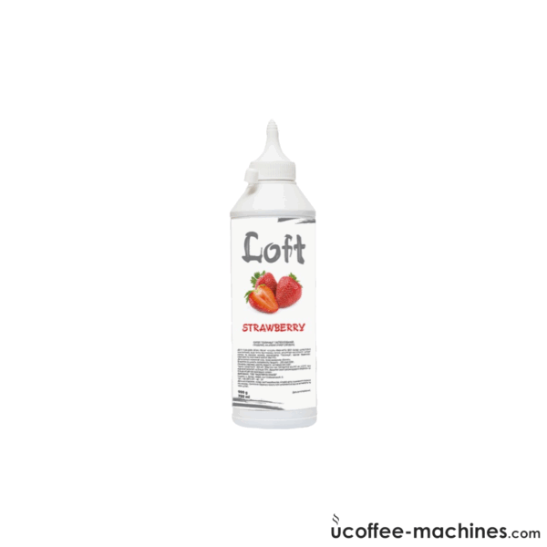 Сиропы для холодных и горячих напитков Топпинг Loft соус "Клубника" 600 г Фото