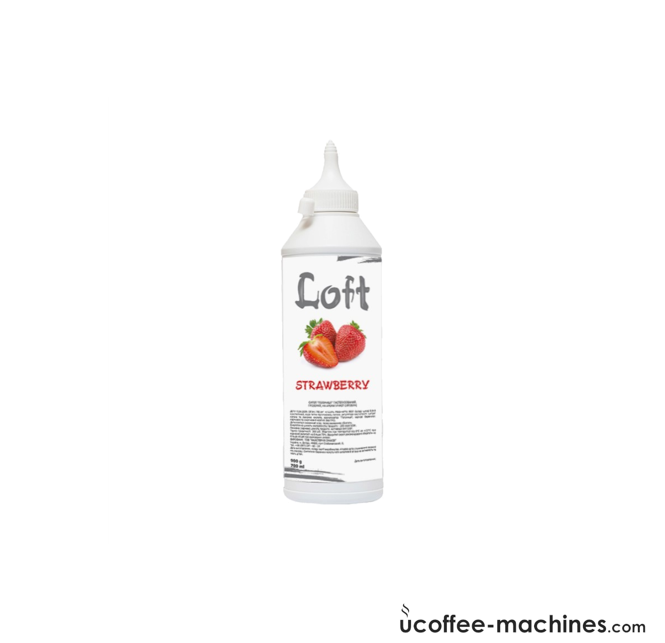 Купить Сиропы для холодных и горячих напитков Топпинг Loft соус "Клубника" 600 г Сиропы для холодных и горячих напитков Топпинг Loft соус "Клубника" 600 г Фото