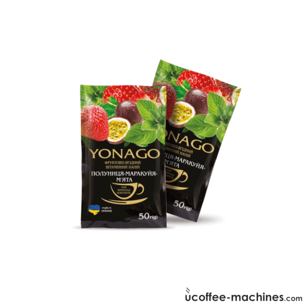 Купити Сиропи для холодних та гарячих напоїв Концентрат напою Чай Полуниця-Маракуйя-М'ята YONAGO, 50г Сиропи для холодних та гарячих напоїв Концентрат напою Чай Полуниця-Маракуйя-М'ята YONAGO, 50г Фото