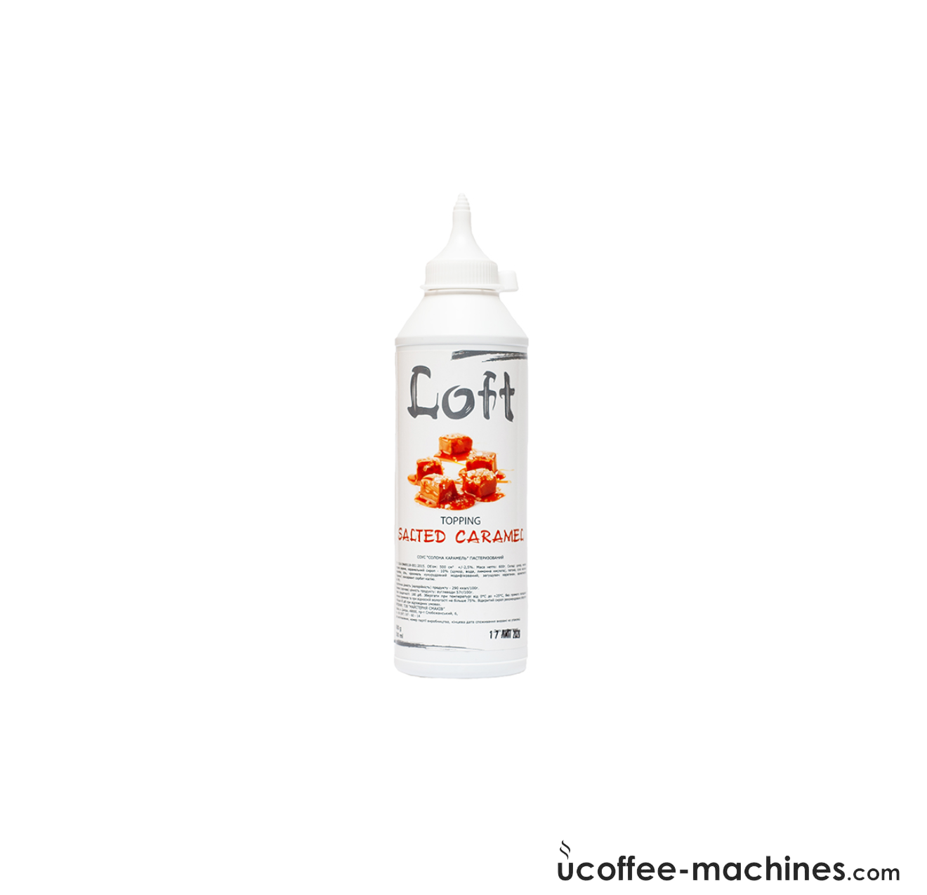 Купить Сиропы для холодных и горячих напитков Топпинг Loft соус "Солёная карамель" 600 г Сиропы для холодных и горячих напитков Топпинг Loft соус "Солёная карамель" 600 г Фото