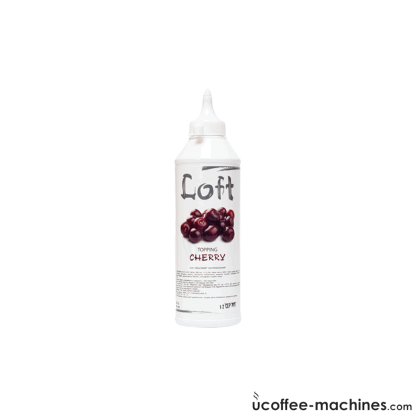 Сиропы для холодных и горячих напитков Топпинг Loft соус "Вишня" 600 г Фото
