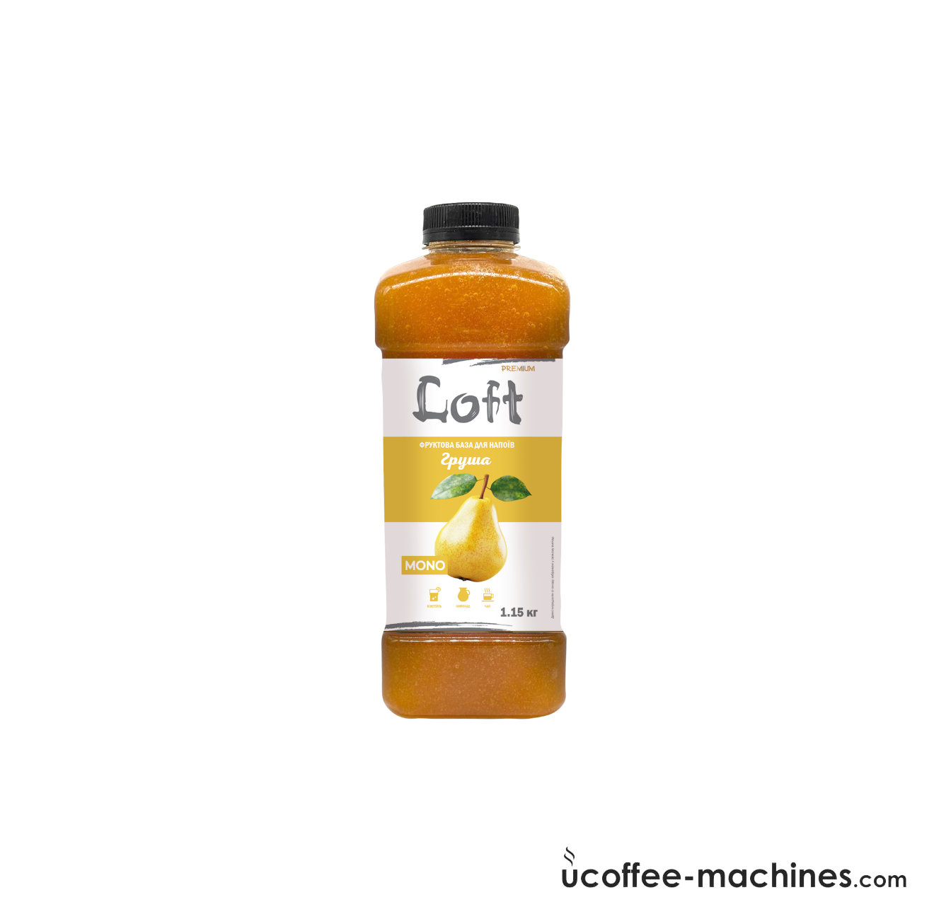 Купить Сиропы для холодных и горячих напитков Фруктовая база для напитков Лофт Груша, бутылка, 1100г Сиропы для холодных и горячих напитков Фруктовая база для напитков Лофт Груша, бутылка, 1100г Фото