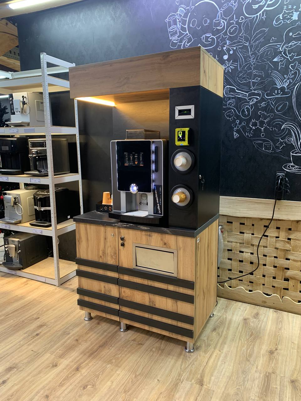 Купити Кав'ярні самообслуговування Кав'ярня самообслуговування Rheavendors LaRhea grande premium V+ (сухе молоко) Кав'ярні самообслуговування Кав'ярня самообслуговування Rheavendors LaRhea grande premium V+ (сухе молоко) Фото