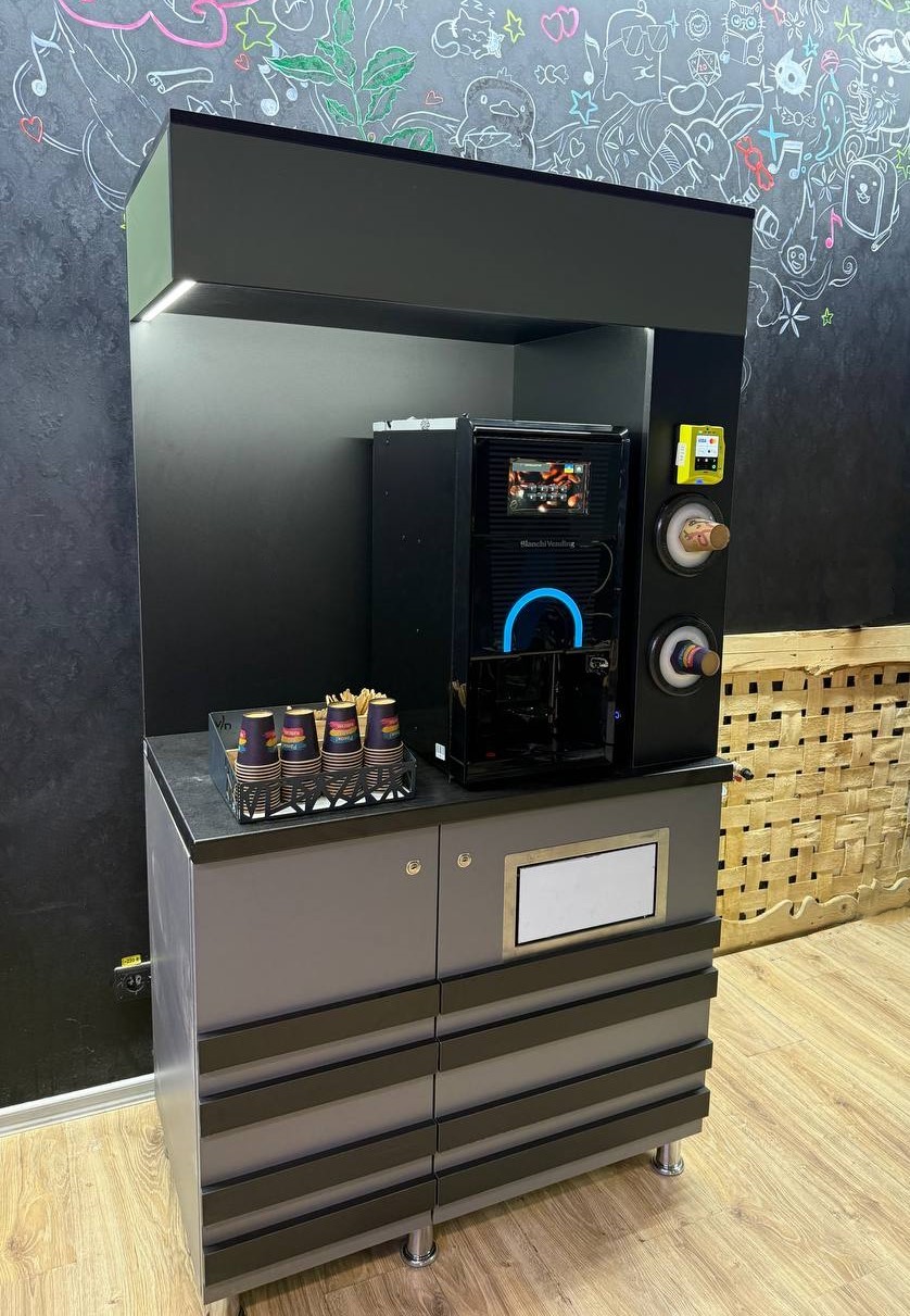 Купити Кав'ярні самообслуговування Кав'ярня самообслуговування нова Bianchi Gaia Style RY (сухе молоко) Кав'ярні самообслуговування Кав'ярня самообслуговування нова Bianchi Gaia Style RY (сухе молоко) Фото