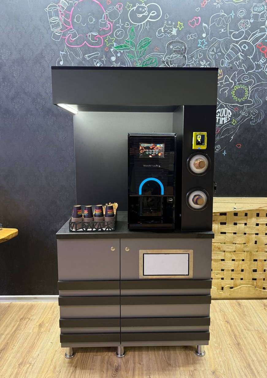 Купити Кав'ярні самообслуговування Кав'ярня самообслуговування нова Bianchi Gaia Style RY (сухе молоко) Кав'ярні самообслуговування Кав'ярня самообслуговування нова Bianchi Gaia Style RY (сухе молоко) Фото