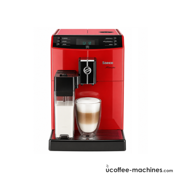 Автоматичні кавомашини Saeco Minuto One Touch Cappucino Red Фото